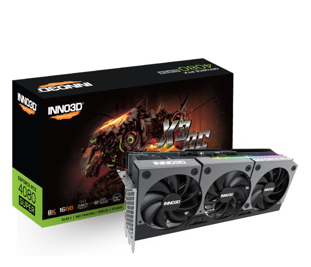INNO3D GeForce RTX 4080 Super X3 OC 16GB GDDR6X - 1210181 - zdjęcie